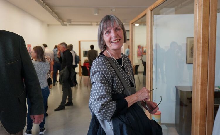 Petra Flath, Fotografin beim Besuch der Ausstellungseröffnung: Zum Vergrößern auf Bild klicken